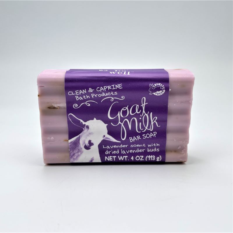 Simply Be Well Goat Milk Bar Soap 4oz 113g - Lavender
