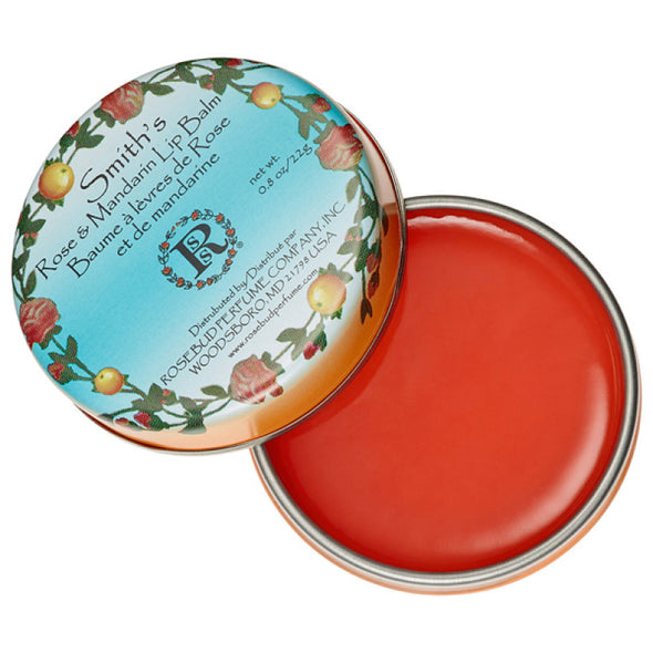 Smith's Lip Balm Tin 0.8oz 22g - Rose & Mandarin