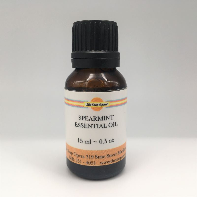 the soap opera pure essential oil blend 0.5oz 15ml in euro dropper spearmint mint fresh leaf herbal for diffuser aromatherapy natural soothing calming