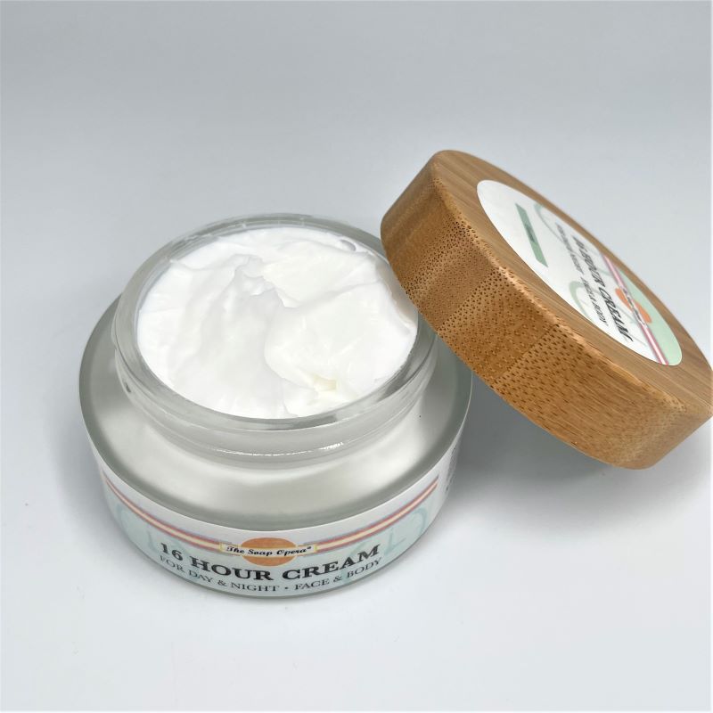 the soap opera 16 hour lasting day and night face and body cream moisturizer lotion unscented for sensitive skin soothing softening overnight daytime fragrance free 3.5oz 103.5ml