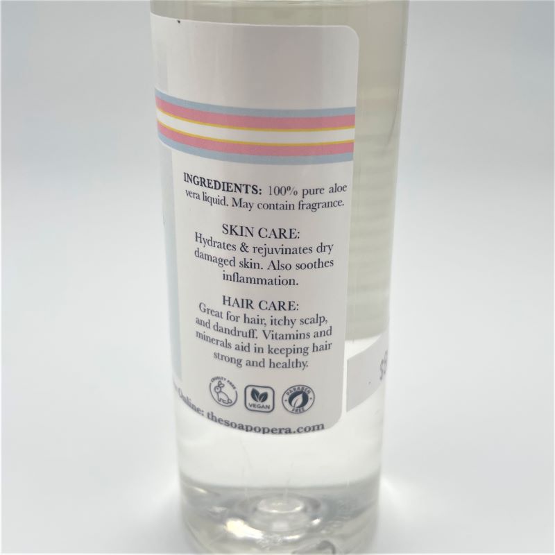 The Soap Opera Aloe Vera Liquid 4oz (Custom Scentable)