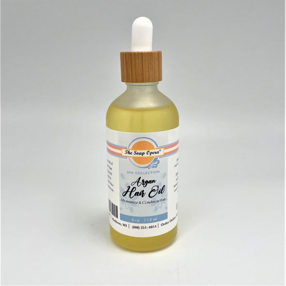 the soap opera argan hair oil 3.38oz 100ml moisturizing nourishing hair treatment