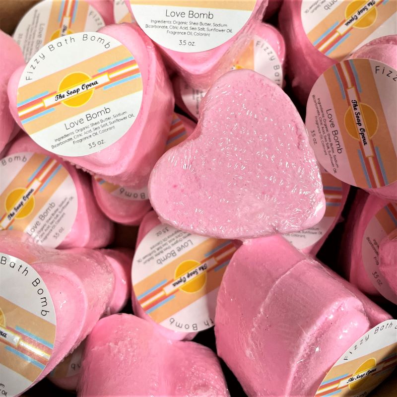 The Soap Opera Bath Bomb 3.5oz - Love Bomb