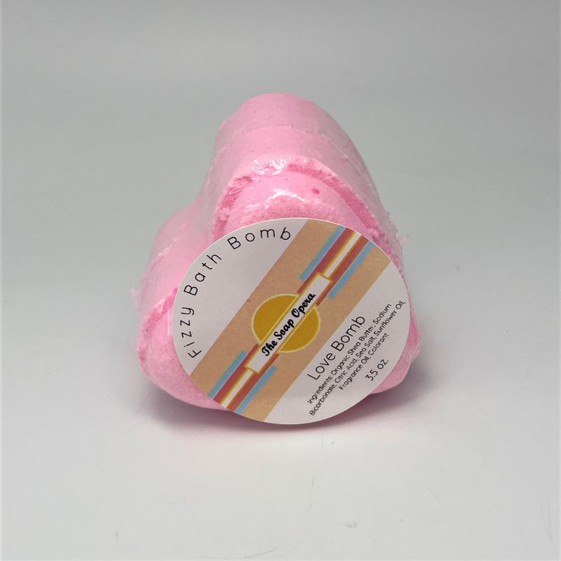 The Soap Opera Bath Bomb 3.5oz - Love Bomb