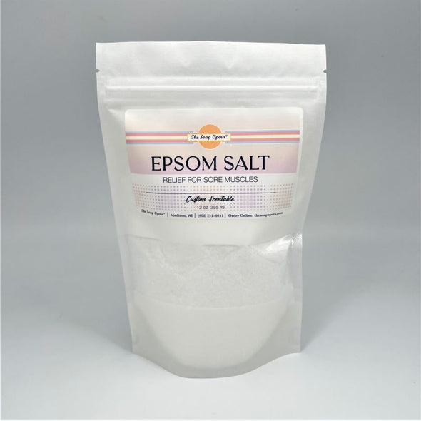 The Soap Opera Epsom Salt 12oz (Custom Scentable)