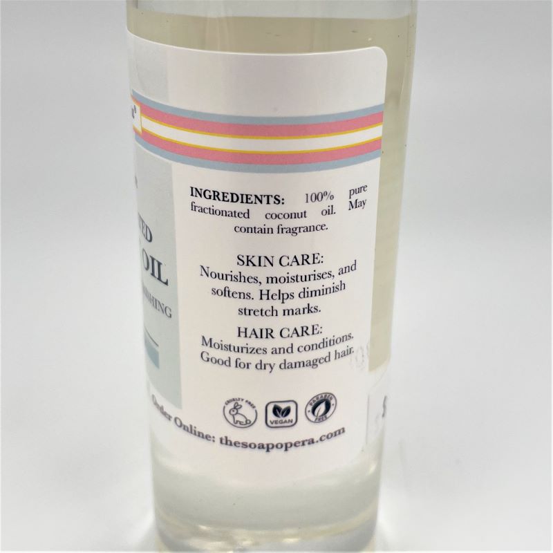 The Soap Opera Fractionated Coconut Oil 4oz (Custom Scentable)