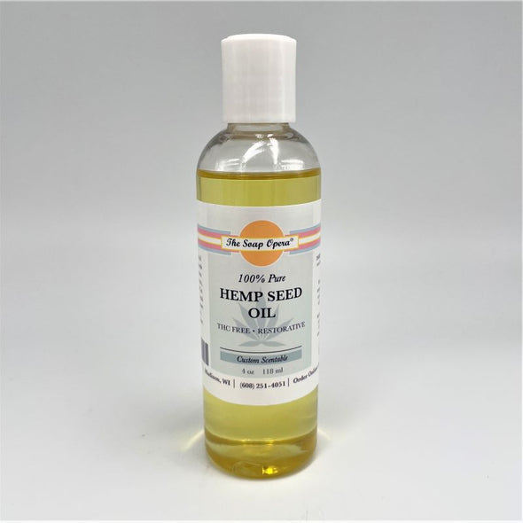 the soap opera hemp seed oil 4oz custom scentable unscented carrier oil pure