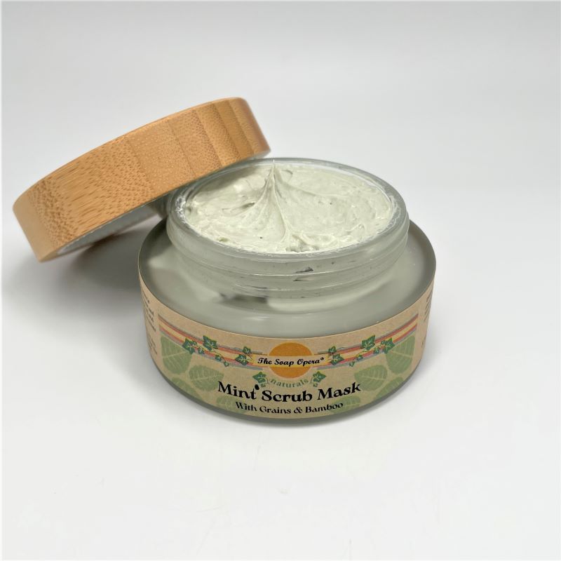 The Soap Opera Naturals Mint Scrub Mask 3.5oz 103.5ml