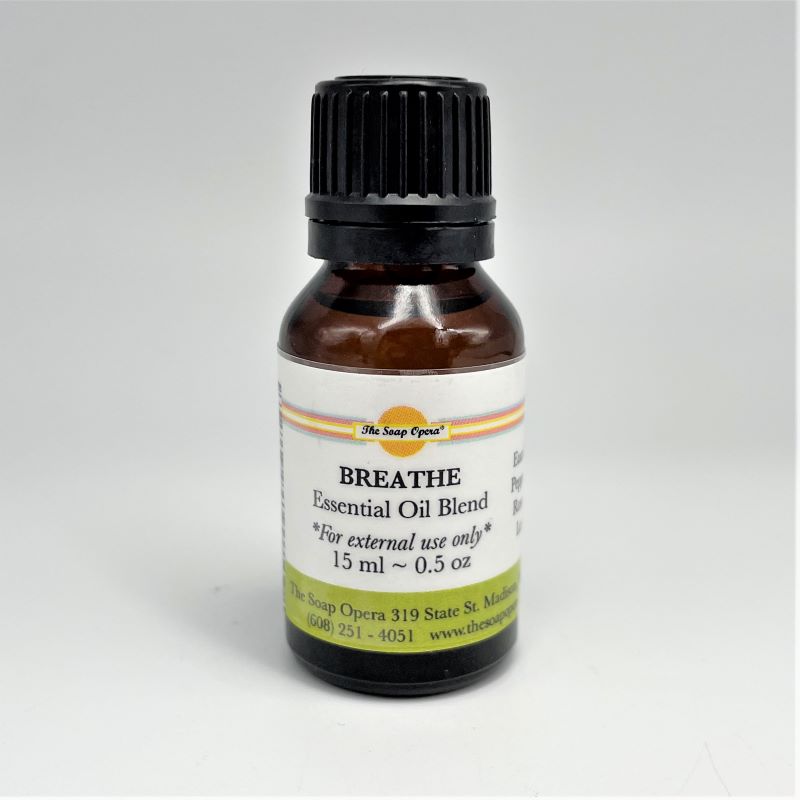 the soap opera pure essential oil blend 0.5oz 15ml in euro dropper breathe for diffuser aromatherapy natural soothing calming