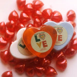 glycerin shea variety fragrance valentines heart soaps pink red purple 3 ounce size