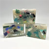 the soap opera zero waste repurposed glycerin bar soap eco friendly recycled natural upcycled fun multicolor festive soap