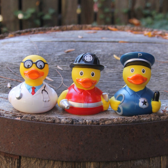 The Soap Opera Rubber Ducks - Doctor, Police Officer, Fireman