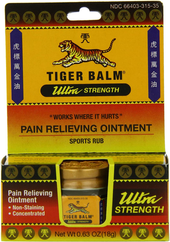 Tiger Balm Ultra Strength Ointment 0.63oz 18g
