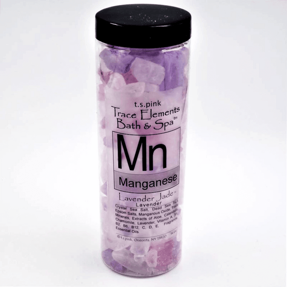 Trace Elements Bath Salts 14oz - Manganese Lavender Jade