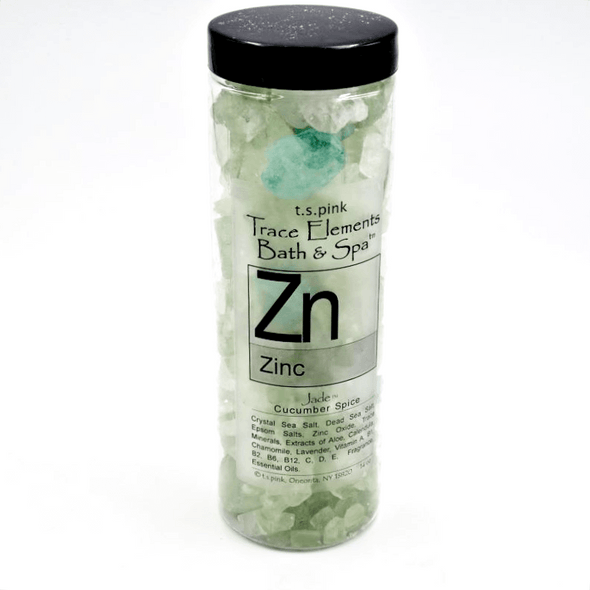 Trace Elements Bath Salts 14oz - Zinc Jade