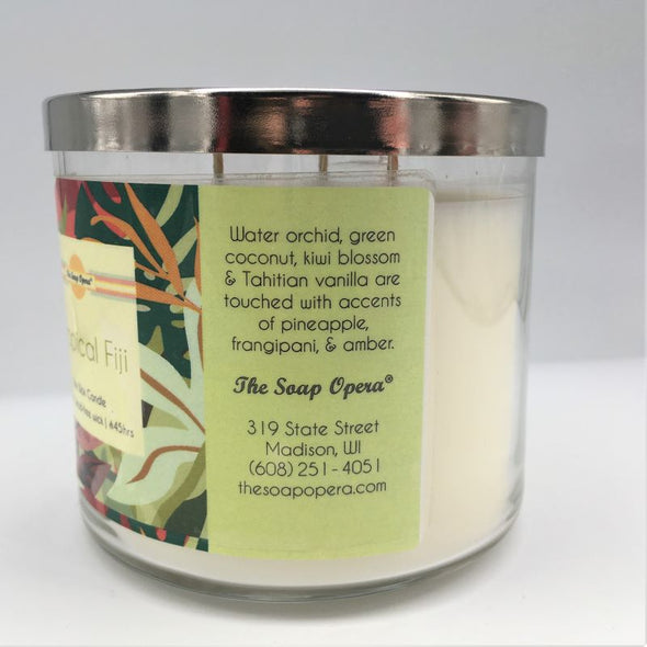 the soap opera soy wax natural candle aromatherapy long lasting gift tropical fiji mango coconut pineapple