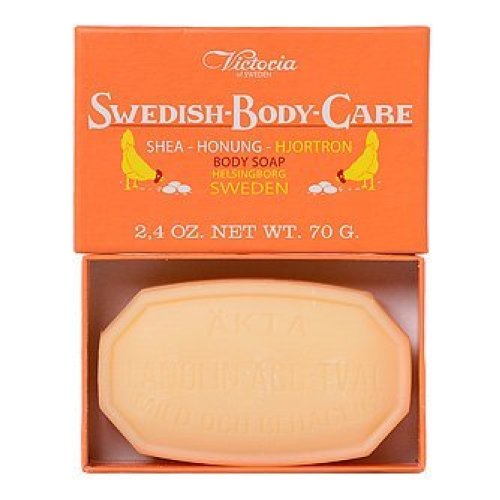 Victoria Swedish Shea Butter & Honey Body Soap 2.4oz 70g - Cloudberry