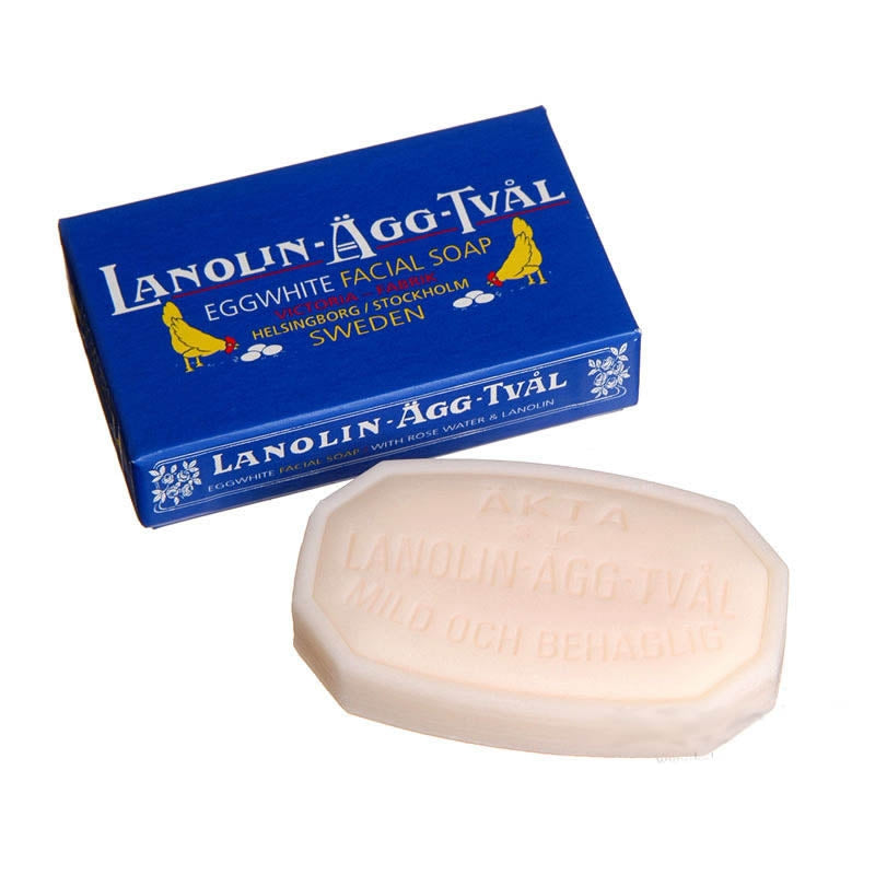 Victoria Lanolin-Agg-Tval Eggwhite Facial Soap 1.7oz 50g