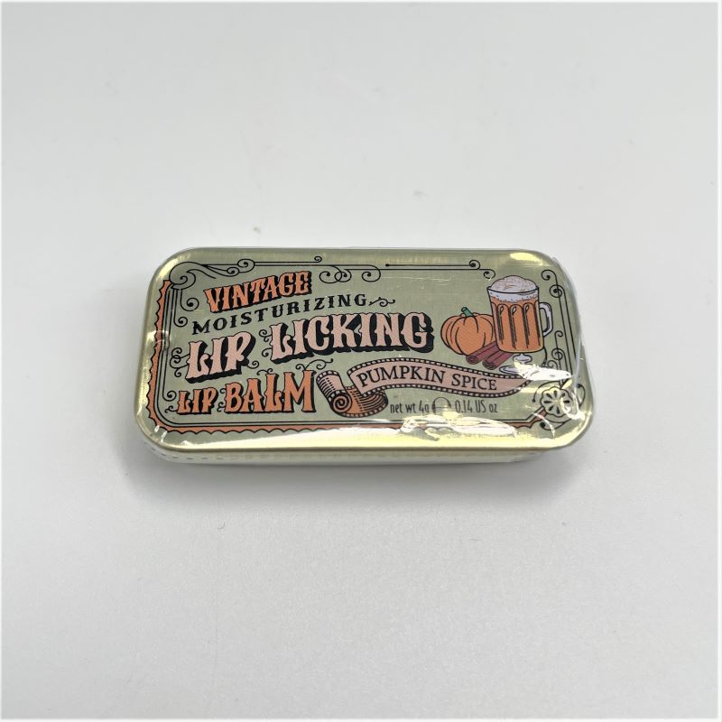 Vintage Lip Licking Lip Balm Tin 4g - Pumpkin Spice