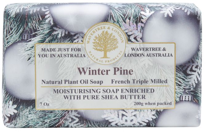 Wavertree & London Triple Milled Bar Soap 7oz 200g - Winter Pine