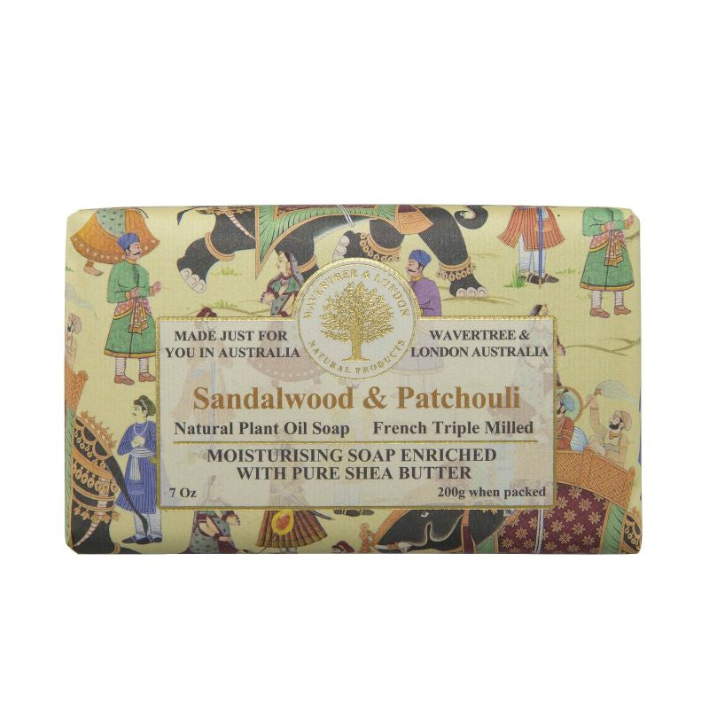Long Lasting Bar Soap with Amazing Fragrance Sandalwood Patchouli