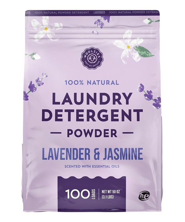 Woolzies Laundry Powder Detergent 50oz 100 Washes - Lavender & Jasmine