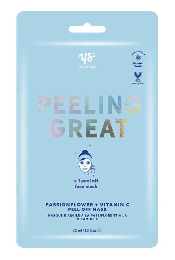 Yes Studio Peeling Great Face Mask 1oz 30ml - Passion Flower + Vitamin C