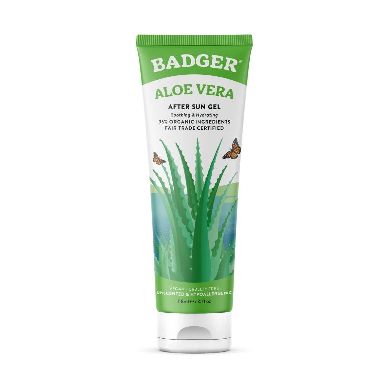 Badger Fair Trade Aloe Vera After Sun Gel 4oz 118ml