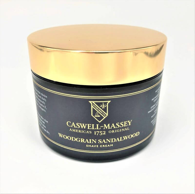 Caswell Massey Shave Cream Jar 8oz 226g - Woodgrain Sandalwood