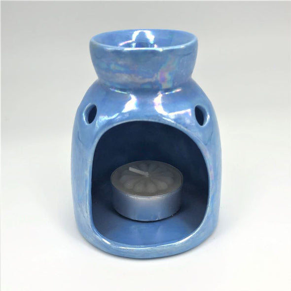 Ceramic Tea Light Diffuser - Blue