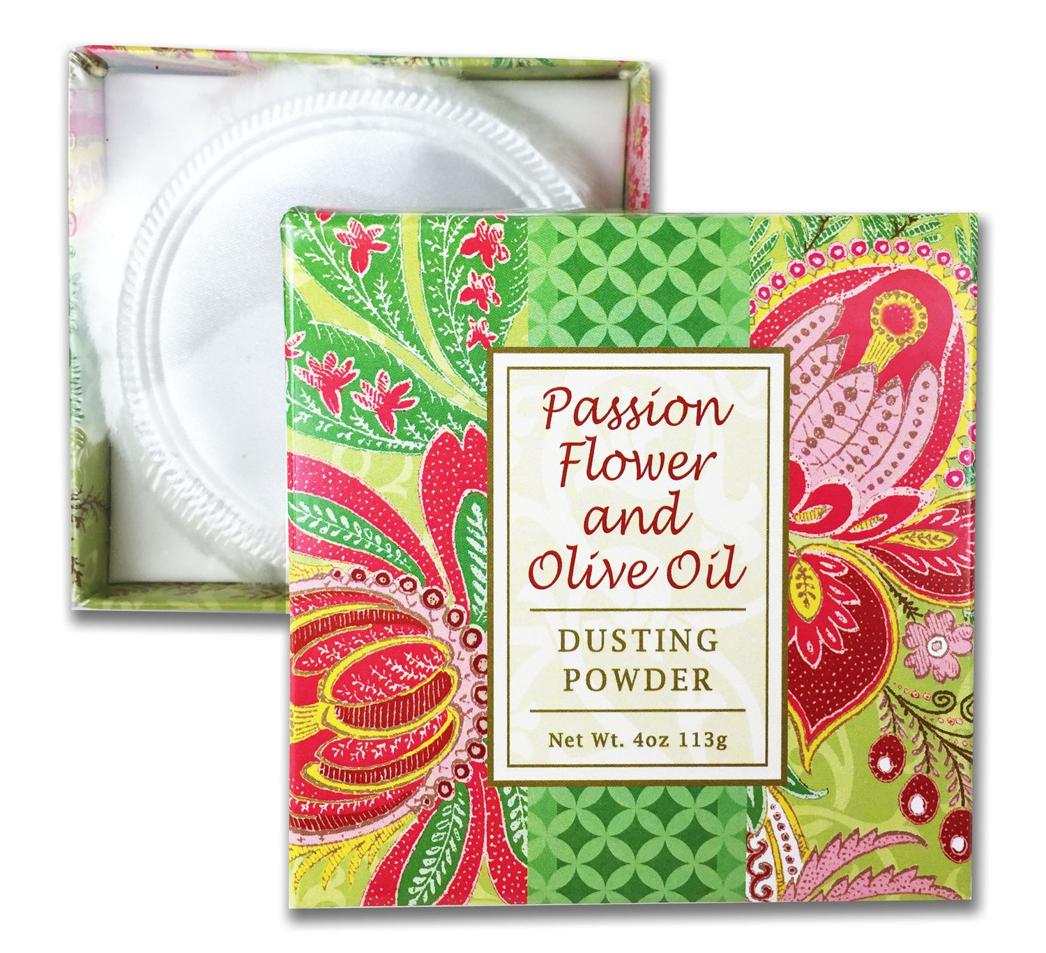 Greenwich Bay Dusting Powder 4oz 113g - Passion Flower and Olive Oil