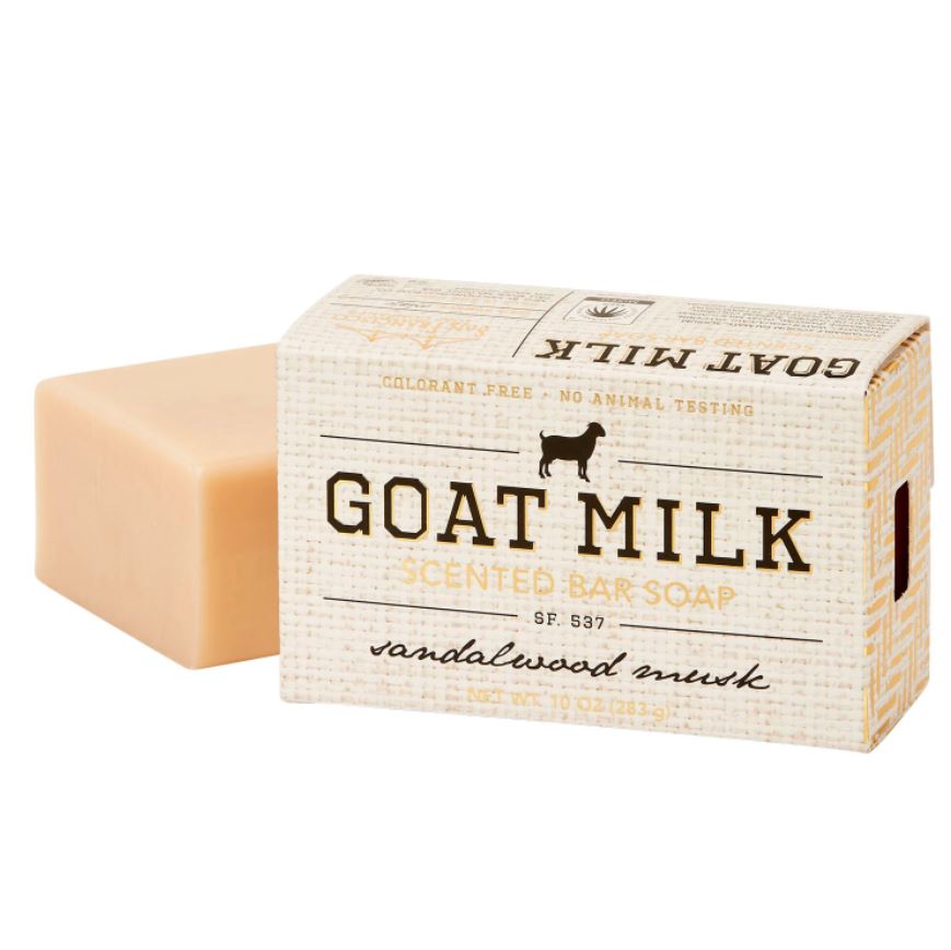San Francisco Soap Company Goat Milk Bar Soap 10oz - Sandalwood Musk