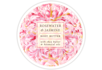 Greenwich Bay Body Butter 8oz 230g - Rosewater and Jasmine