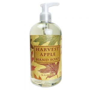 greenwich bay trading company body care seasonal fall autumn hand liquid soap in pump bottle harvest apple leaf design