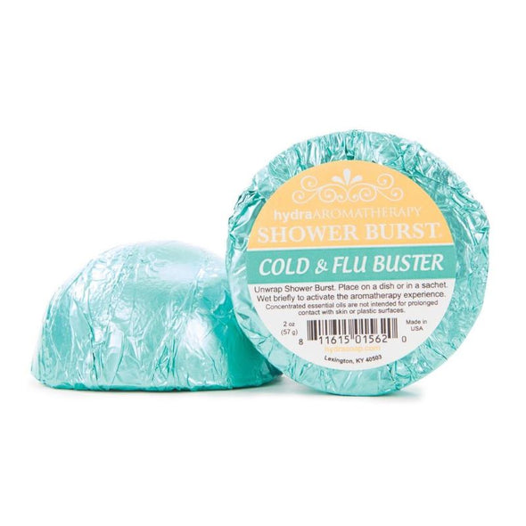 hydra Shower Burst 2oz 57g - Cold & Flu Buster Eucalyptus Lemon