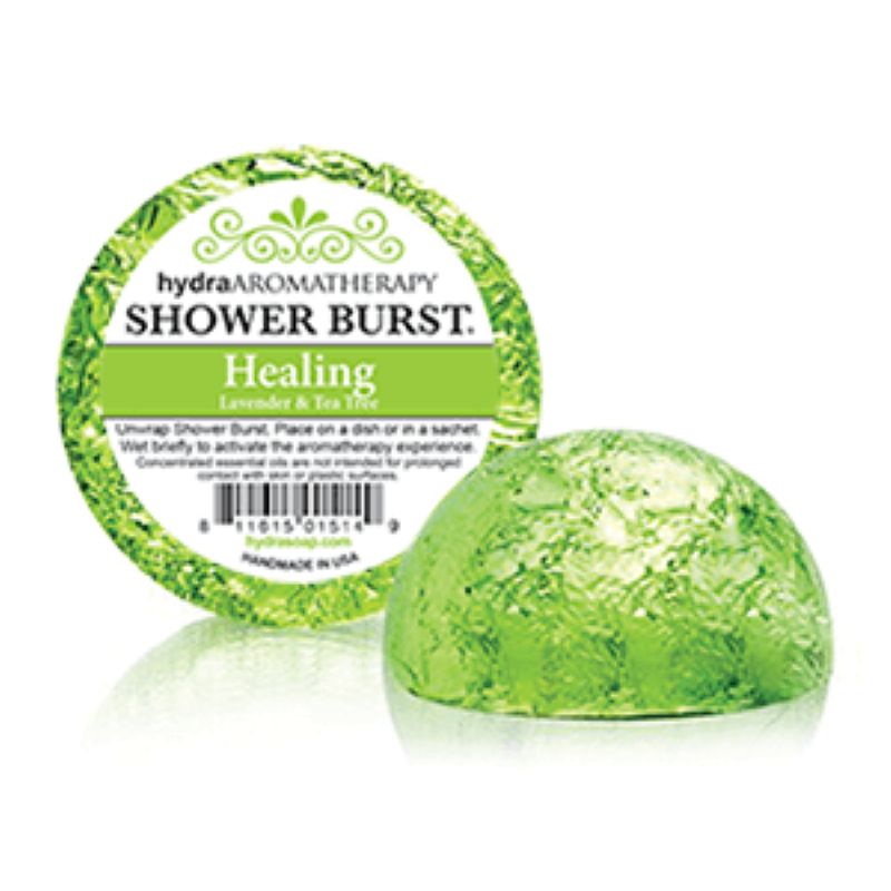 hydra Shower Burst 2oz 57g - Healing Lavender Tea Tree
