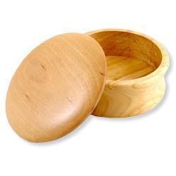 Kingsley Wood Shave Soap Bowl - Natural Wood