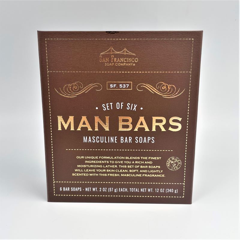San Francisco Soap Company MAN BAR Mini Bar 6pc Gift Set