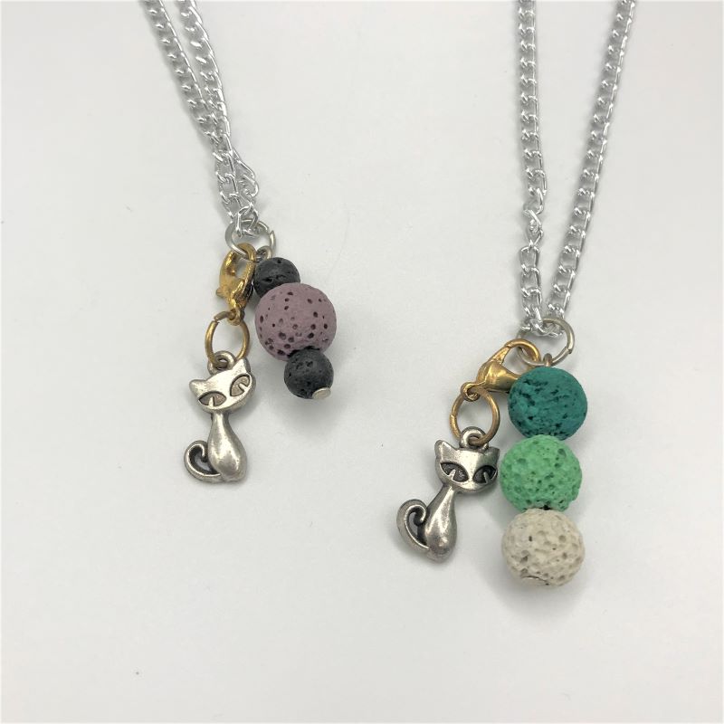 Squish Squash Lava Bead Aromatherapy Necklaces