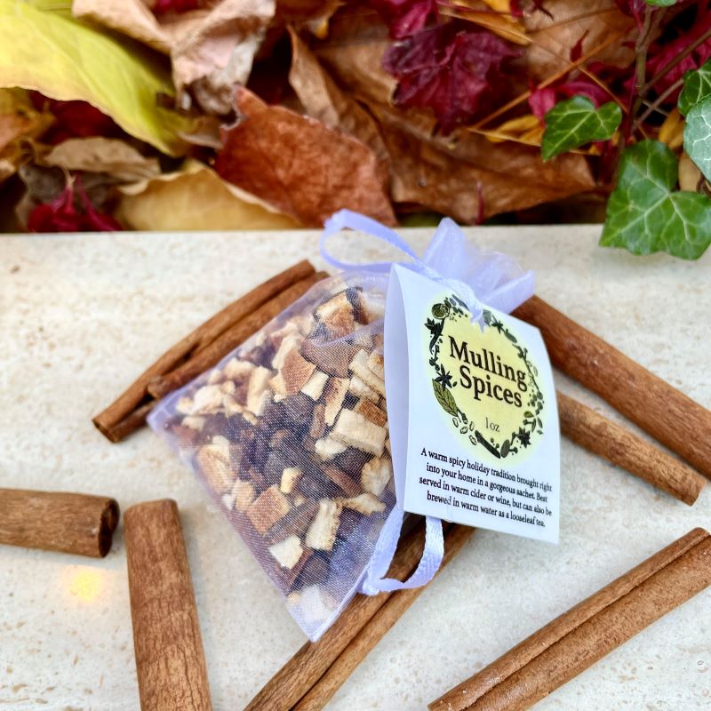 the soap opera mulling spices sachet for holiday tea wine brewing aromatherapy with clove cinnamon orange peel