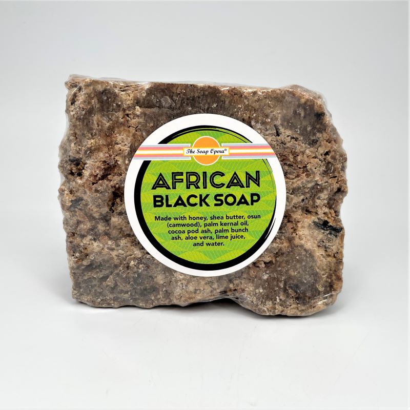 The Soap Opera Original African Black Soap from Nigeria 1 inch
