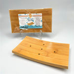 the soap opera large curved bamboo soap dish organic natural decor for bar soap