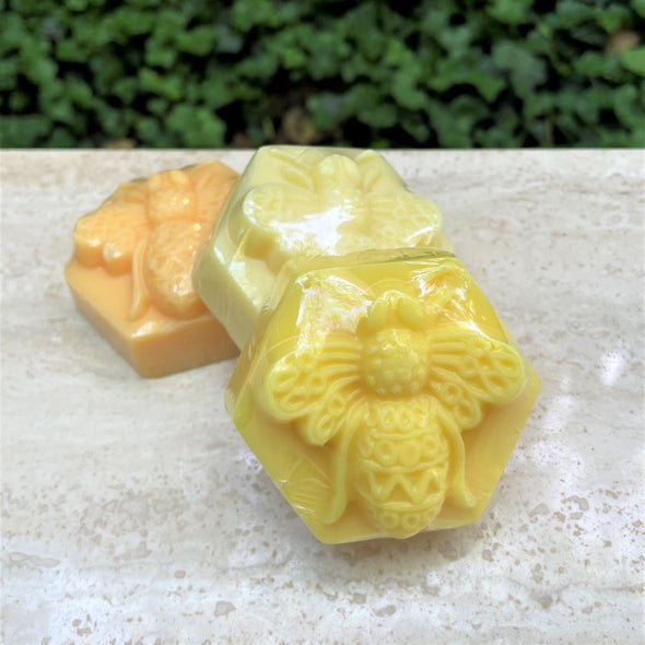 shea butter soap variety scented yellow bumble bee for spring gift