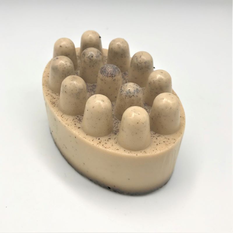 the soap opera coffee scrub massage bar nubs exfoliating mocha grounds goat milk creamy lather soap