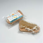 the soap opera natural bristle wooden foot brush for cleaning dirt feet pedicure care