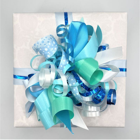 Gift Wrap - Blooming Blue