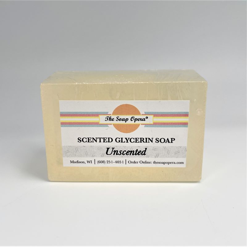 the soap opera glycerin bar soap unscented moisturizing handmade local sensitive skin