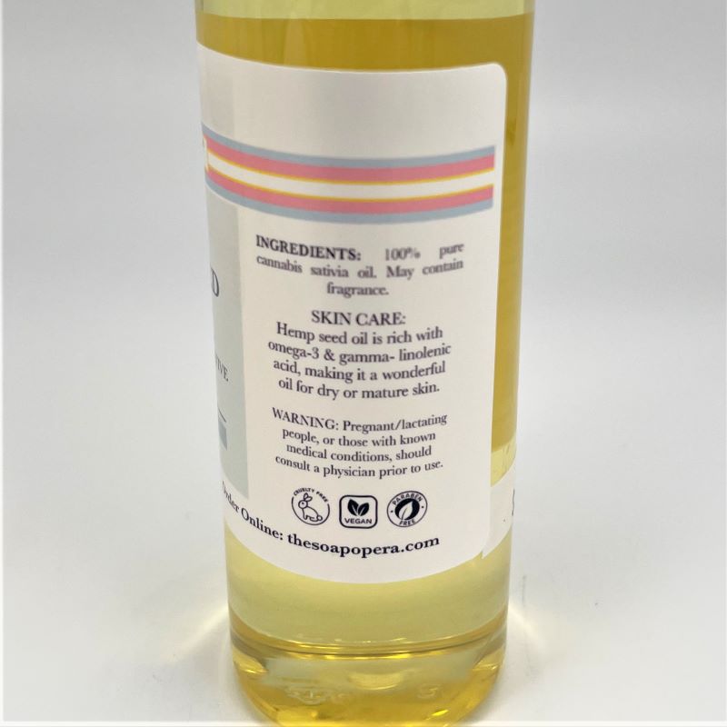 The Soap Opera's Hemp Seed Oil 4oz (Custom Scentable)