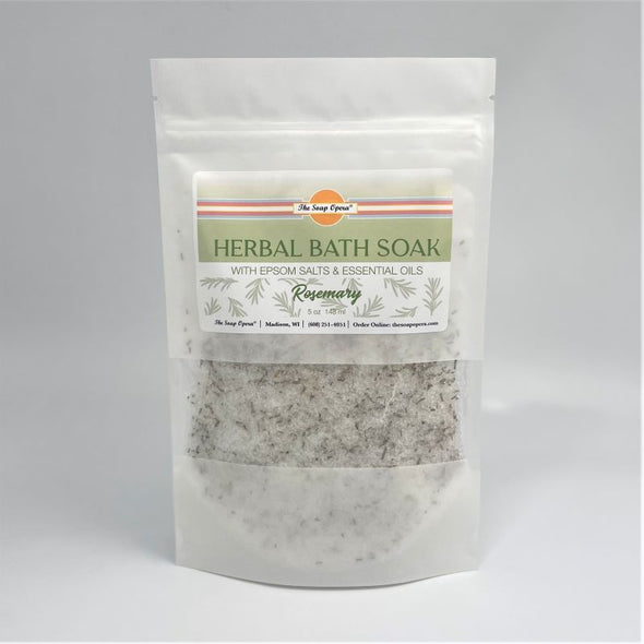 The Soap Opera Herbal Bath Soak Packet 5oz - Rosemary