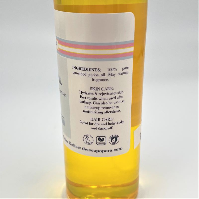 The Soap Opera Unrefined Jojoba Oil 4oz (Custom Scentable)